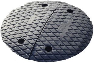 Próg podrzutowy U-17, PW-P | 5 cm, drogowy, czarny